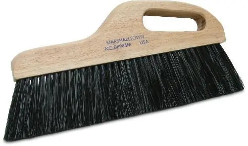 Marshalltown BP984M 12 Black Poly Finish Broom Medium