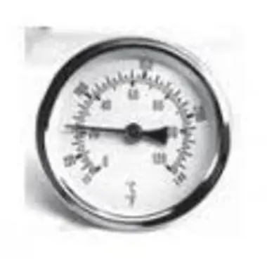 Westwood H25-90 Thermometer Dial Analog 30 to 250 Degree Fahrenheit 2-1/2 Inch Dial 1/2 Inch MNPT Pipe Mount