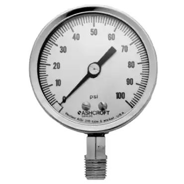 Ashcroft 351009SW02L100 Duralife Pressure Gauge 0-100 psi Replacement MPN