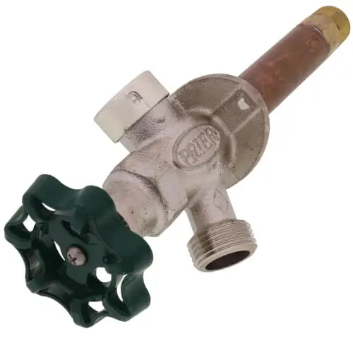 Prier C-144D-04 C-144 Series 4 1/2 MPT x 1/2 SWT Inlet Frost-Free Anti-Siphon Wall Faucet