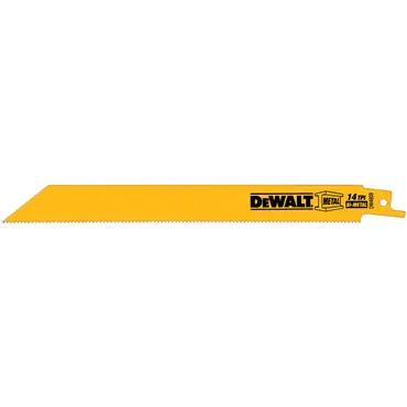 DeWalt DW4809 Bi-Metal Reciprocating Saw Blades 8 in 14 TPI