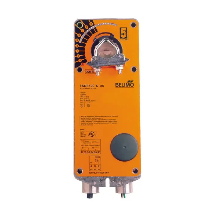 Belimo FSNF120US Fire And Smoke Actuator, 70 in-lb