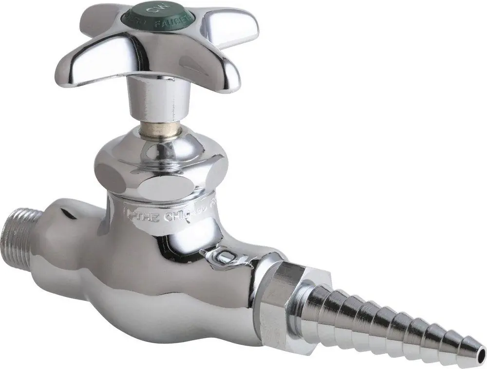 Chicago Faucets 937-CP 3/8 In. MNPT Cross Handle Laboratory Water Valves