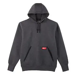 Milwaukee 350G-M Heavy Duty Pullover Hoodie - Gray M