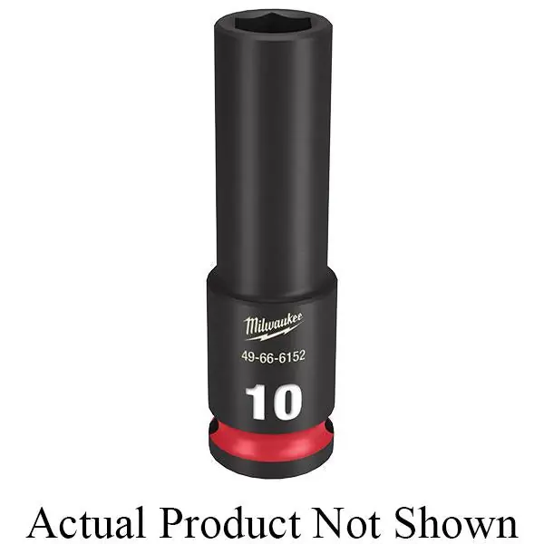 Milwaukee 49-66-6155 SHOCKWAVE Impact Duty 3/8 Drive 13MM Deep 6 Point Socket