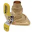 Webstone 51403W 3/4 Sweat Uni-Flange Isolator Ball Valve w/ Detachable Rotating Flange Lead Free