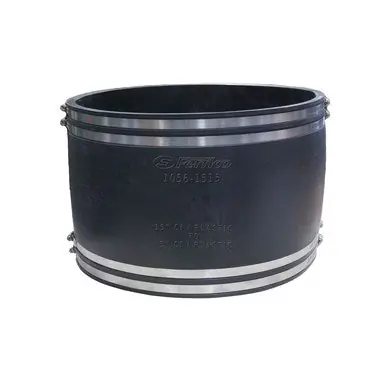 Fernco 1056-1515 Coupling Flexible 15 Inch Cast Iron/Plastic to Cast Iron/Plastic