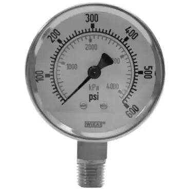 Dixon Valve & Coupling GBR400 Dry Pressure Gauge 0 to 400 PSI
