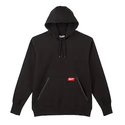 Milwaukee 350B-XL Heavy Duty Pullover Hoodie - Black XL