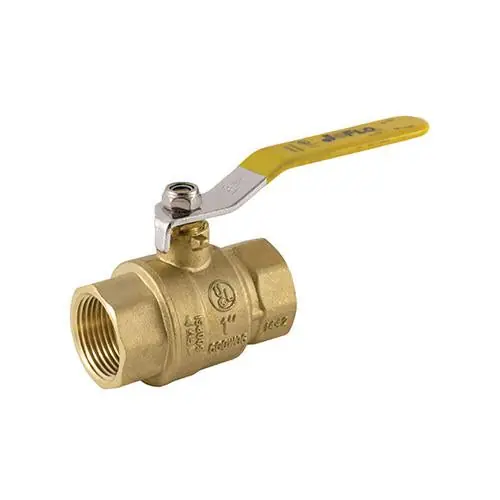 Jomar 100-105 Ball Valve JF-100T Brass Full Port 1 Inch NPT 2-Piece