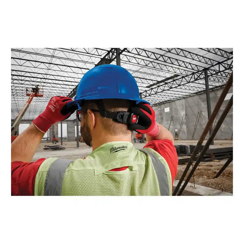 Milwaukee 48-73-1133 Orange Full Brim Hard Hat with 6pt Ratcheting Suspension - Type 1 Class E