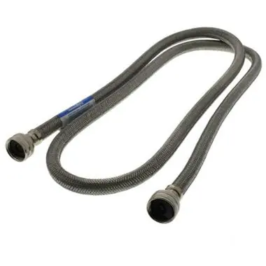Fluidmaster 9WM72HE Washer Connector High Efficiency Braided Stainless Steel 72 Inch Hose Fitting