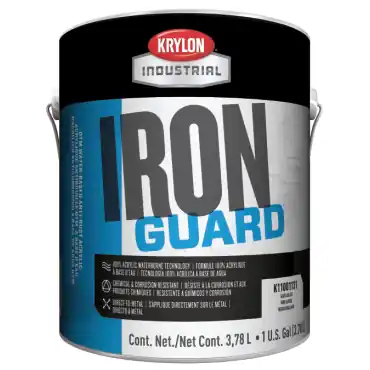 Krylon K11001131 Iron Guard Water-Based Acrylic Enamel 1 gal Can