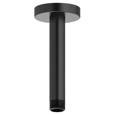 American Standard 1660186.243 Shower Arm Rain with Escutcheon Matte Black 6 Inch 1/2 NPT Brass Ceiling Mount