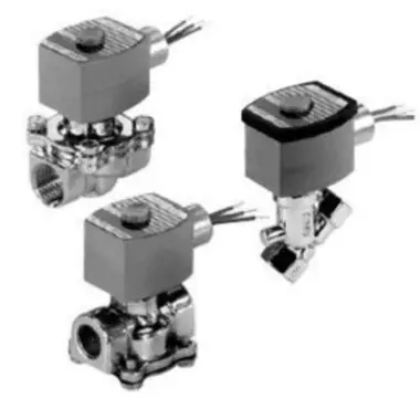 Asco 8030G017AC120/60D Solenoid Valve 8030 2-Way Brass 1/2 Inch NPT Normally Closed 120 Alternating Current