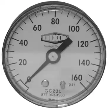 Dixon Valve & Coupling GC240 Dry Pressure Gauge